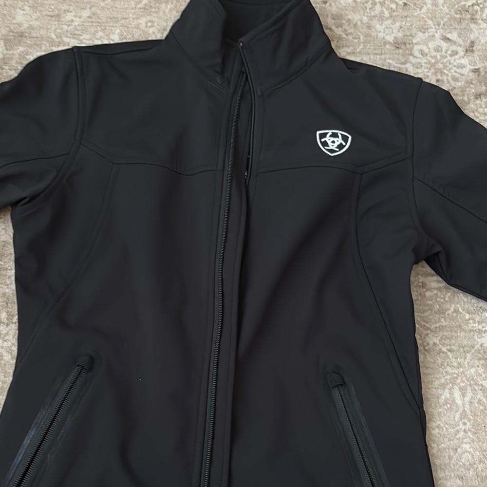 Ariat Black Softshell Jacket with Logo